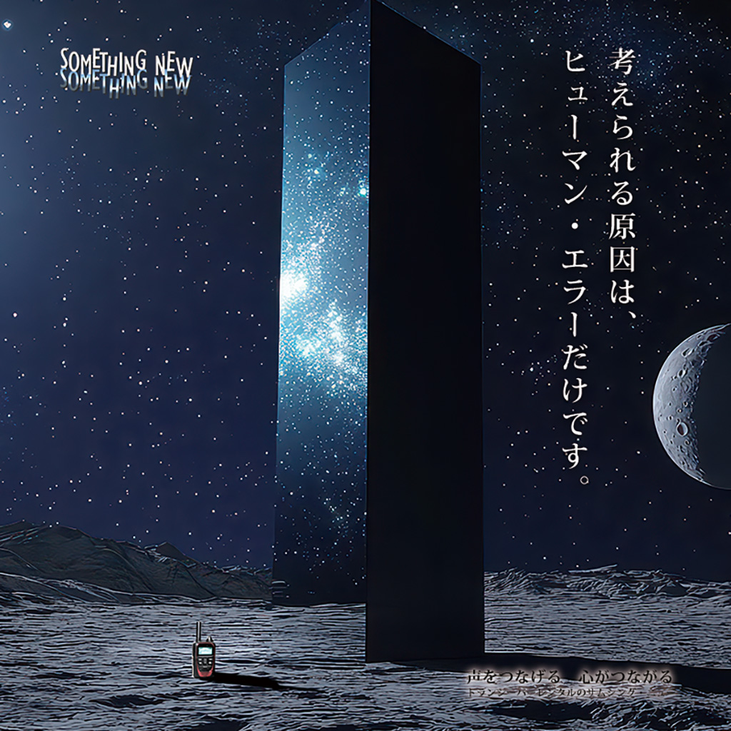 考えられる原因は、ヒューマン・エラーだけです。