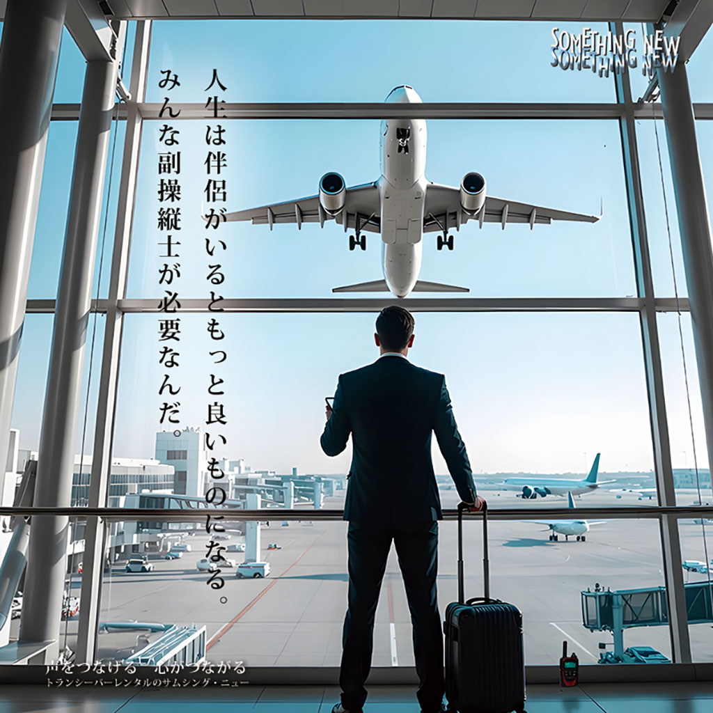 人生は伴侶がいるともっと良いものになる。みんな副操縦士が必要なんだ。