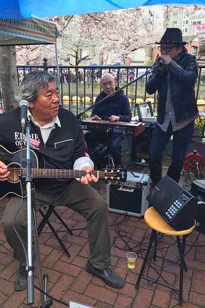2016年4月3日 「大岡川花見ライブ」