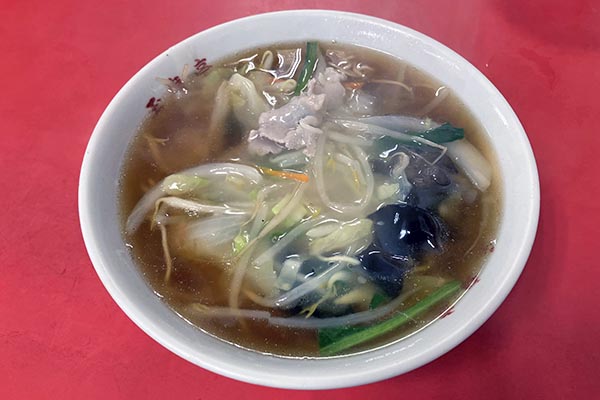 「玉泉亭」のサンマーメン