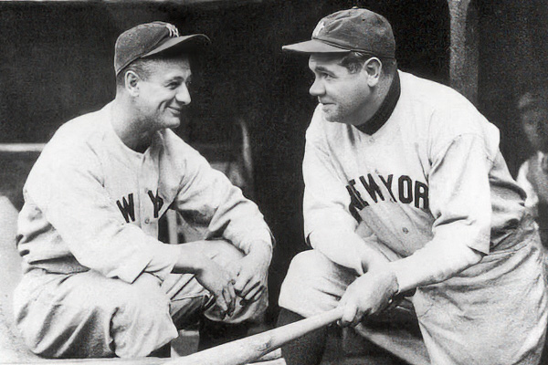 ベーブ・ルースとルー・ゲーリック