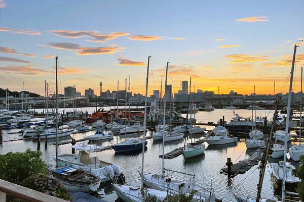 ここから見る夕焼けは絶景です！